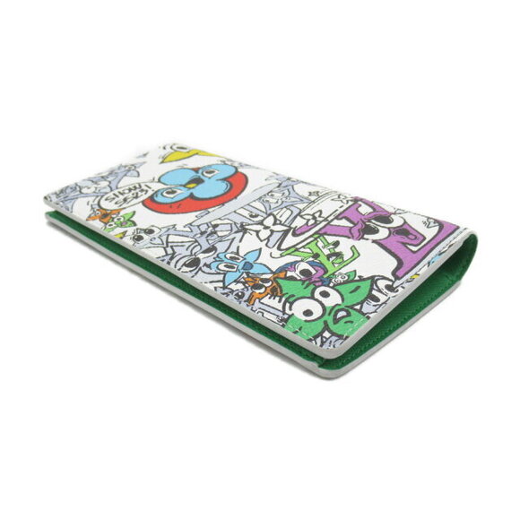 Louis Vuitton Portefoy Brazza NM Zip Wallet Monogram Comic White - Picture 5 of 10